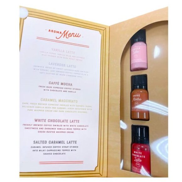 6 Coffee Shop Inspired Aroma Essential Oils Set - Picture 3 of 4